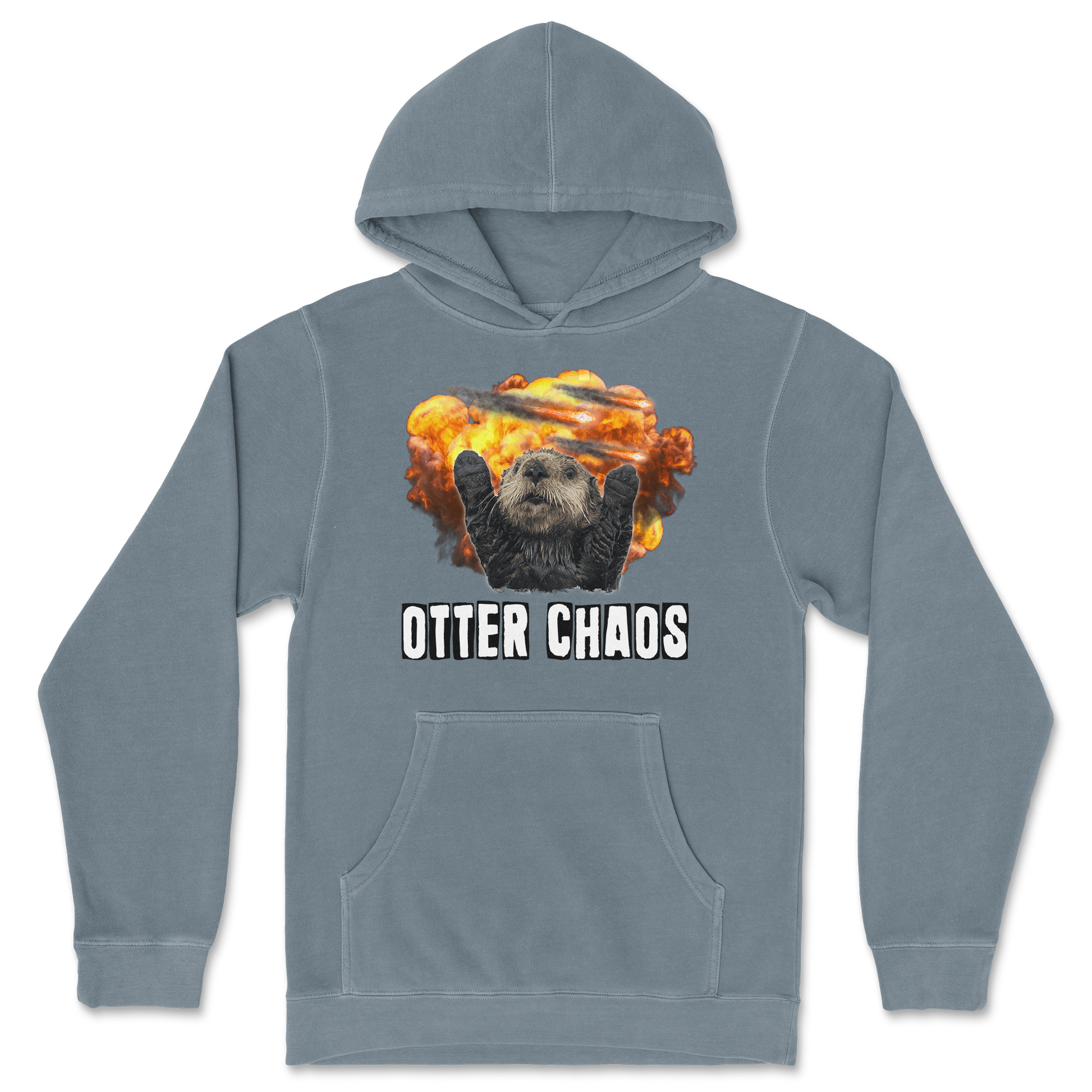 Independent Clothing Co. Hoodie Otter Chaos in BlueMagic