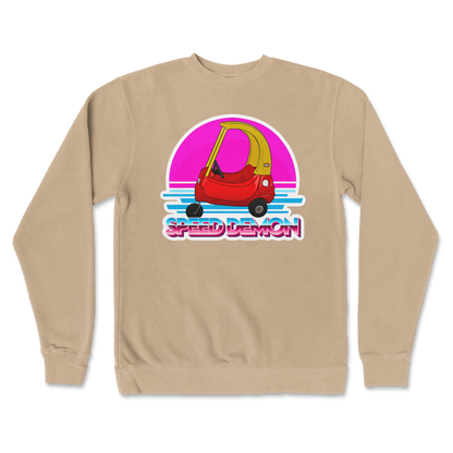 Independent Clothing Co. Crew Neck Speed Demon  in Sandstone