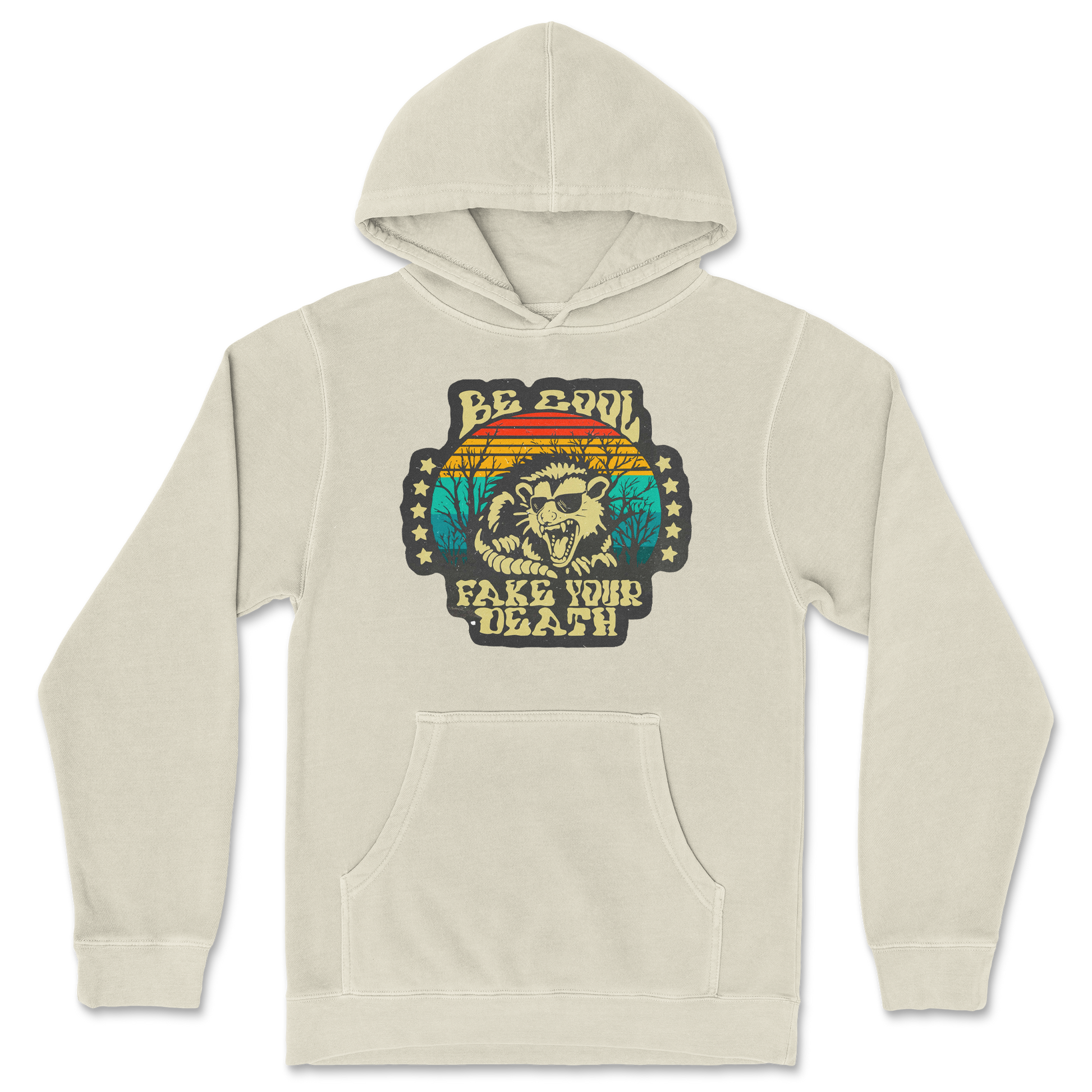 Independent Clothing Co. Hoodie Fake Your Death in Ivory