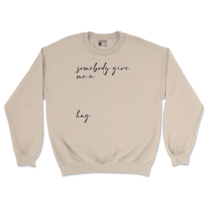 Gildan SoftStyle Crew Neck Hug Me in Sand