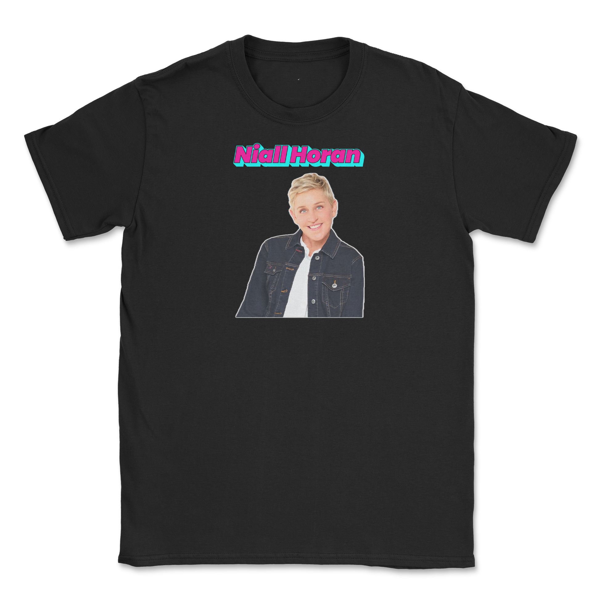 Gildan SoftStyle T-Shirt Niall Horan in Black