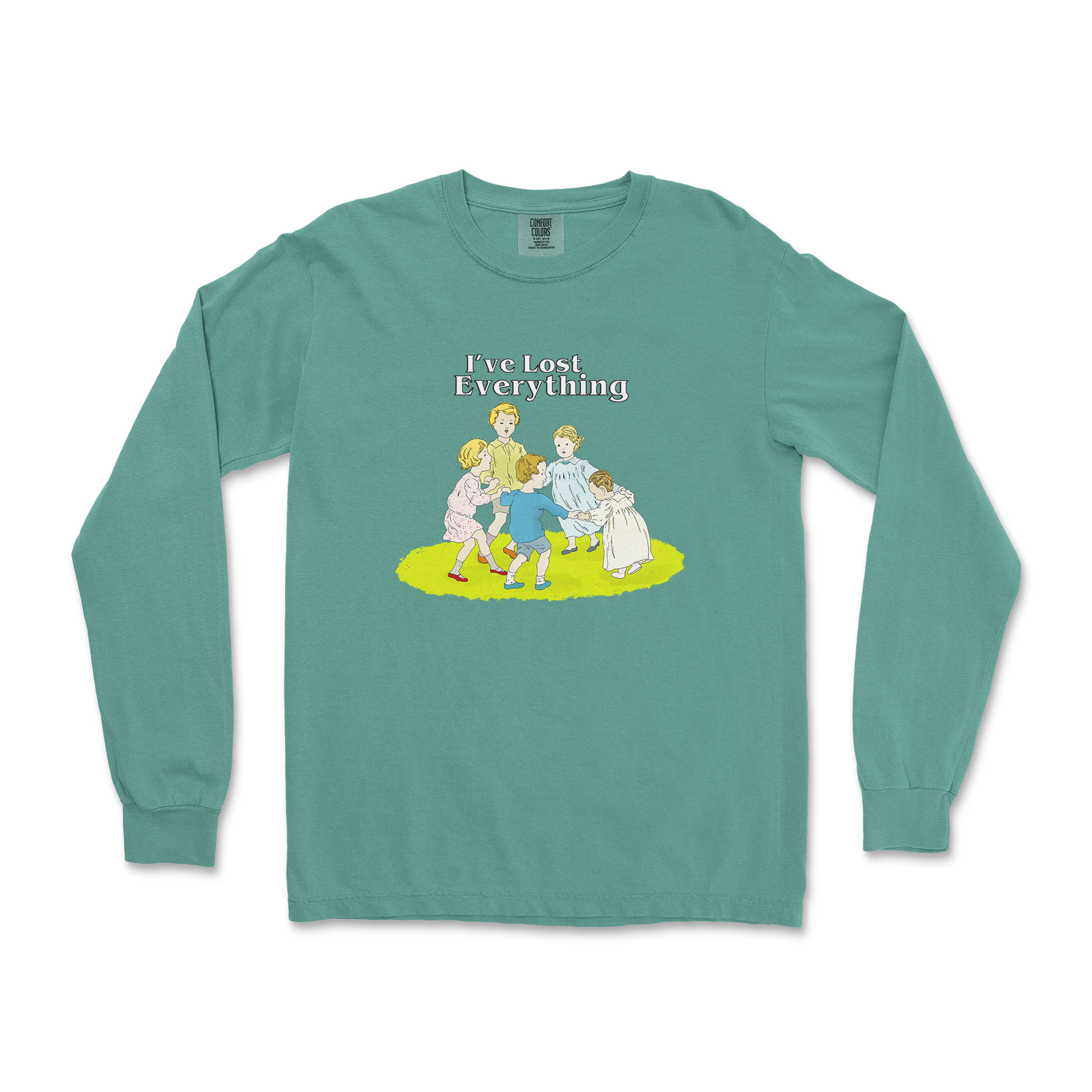 Comfort Colors Long Sleeve in LightGreen