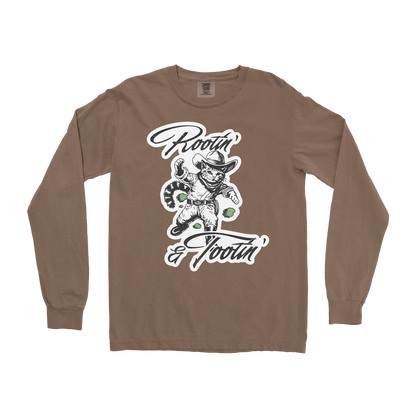 Comfort Colors Long Sleeve Rootin Tootin  in Espresso