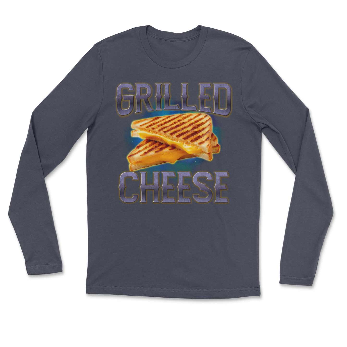 The Nice Shirt Long Sleeve Grilled Cheese  in Navy