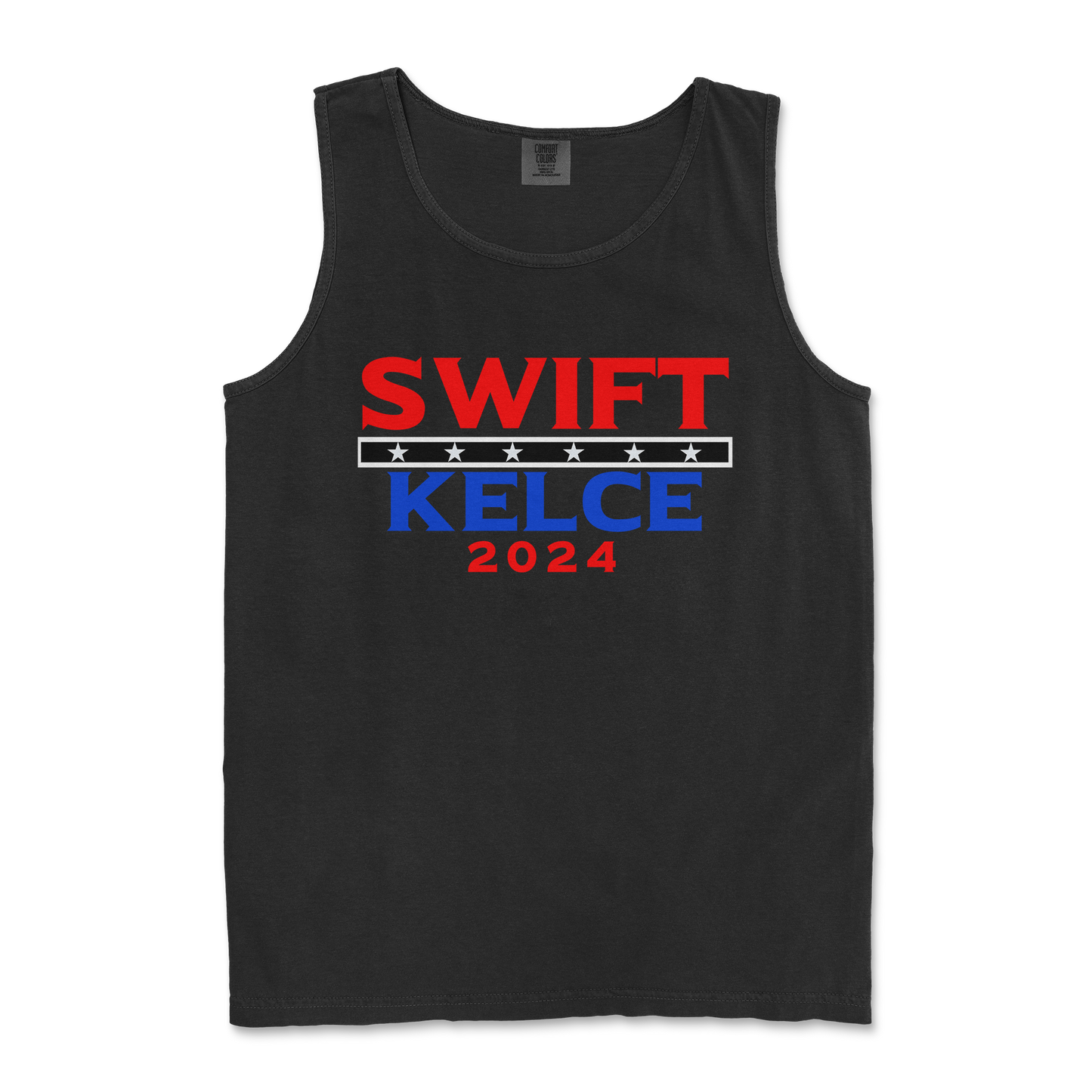 Comfort Colors Tank Top Swift Kelce 2024 in Black