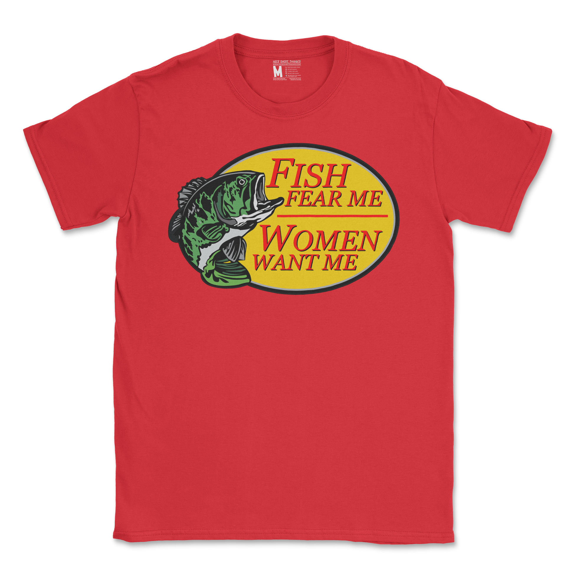 Gildan SoftStyle T-Shirt For The Fishermen in Red