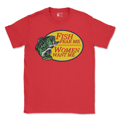 Gildan SoftStyle T-Shirt For The Fishermen in Red