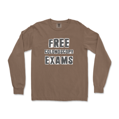 Comfort Colors Long Sleeve Free Colonoscopy Exams in Espresso