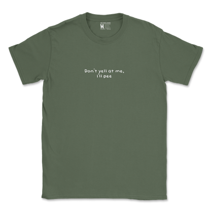 Gildan SoftStyle T-Shirt Dont Yell in Military Green