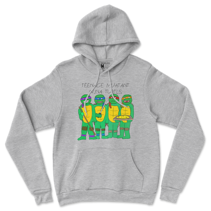 Gildan SoftStyle Hoodie Ninja Turtles in Sports Grey