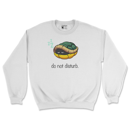 Gildan SoftStyle Crew Neck Sleepin Turtle in White