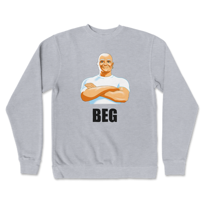 Independent Clothing Co. Crew Neck Beg in GreyHeather