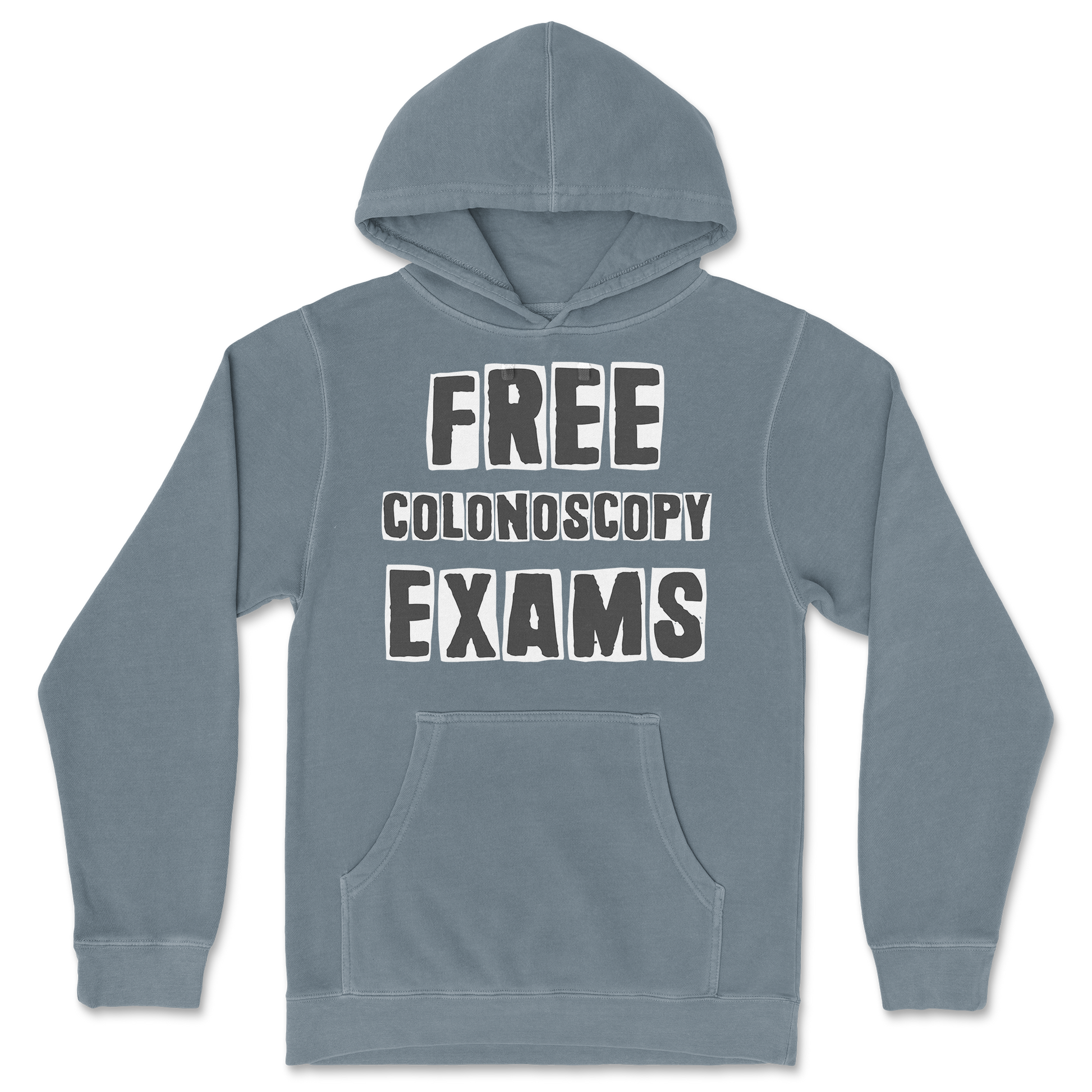 Independent Clothing Co. Hoodie Free Colonoscopy Exams in BlueMagic