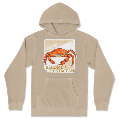 Independent Clothing Co. Hoodie Embrace the Crab in Sandstone