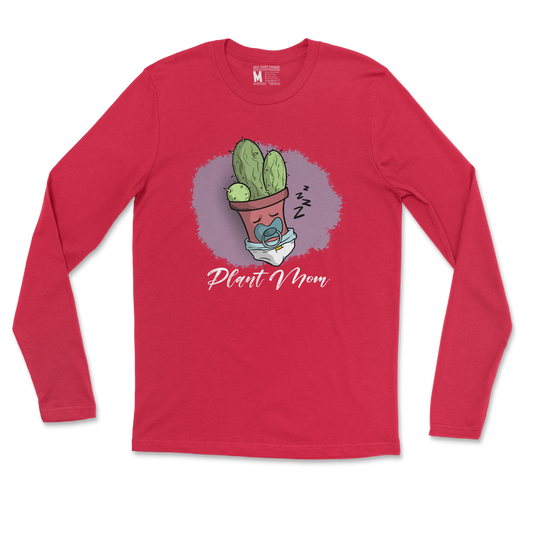 Gildan SoftStyle Long Sleeve Plant Mom 2 in Red