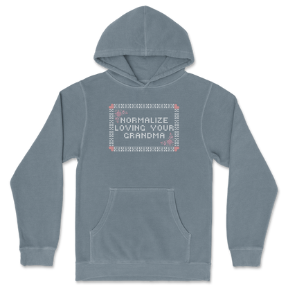 Independent Clothing Co. Hoodie Cross Stitch in Blue Magic