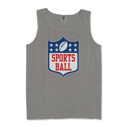 Comfort Colors Tank Top Sports Ball in Grey