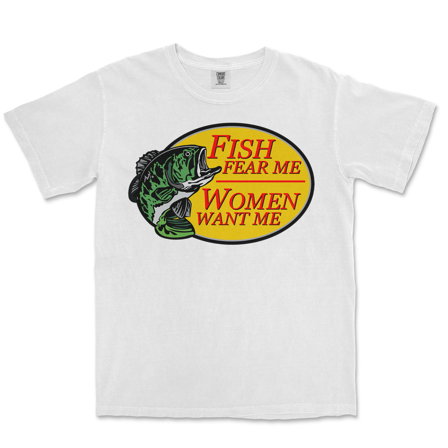 Comfort Colors T-Shirt For The Fishermen in White