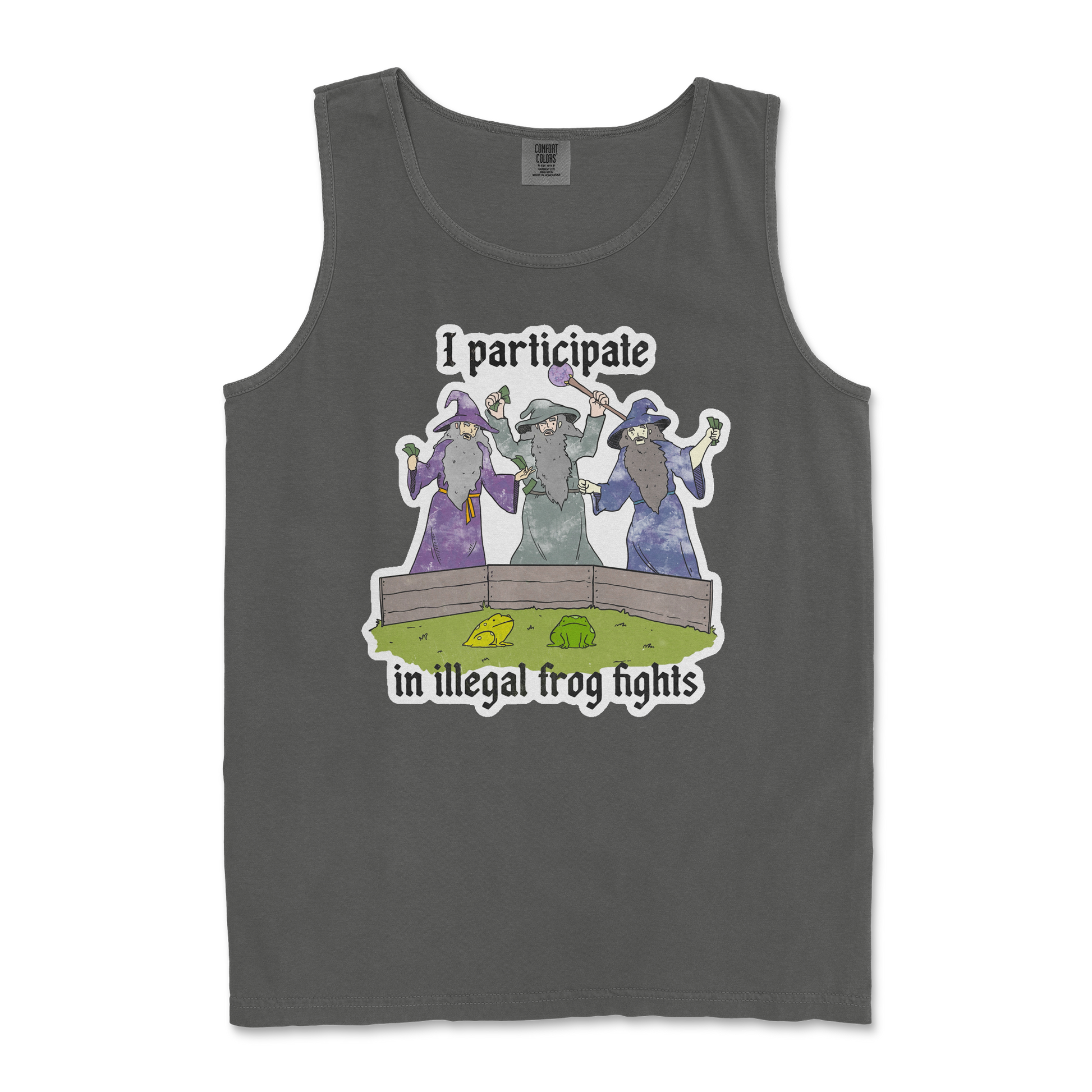 Comfort Colors Tank Top Wizard Activities  in Pepper