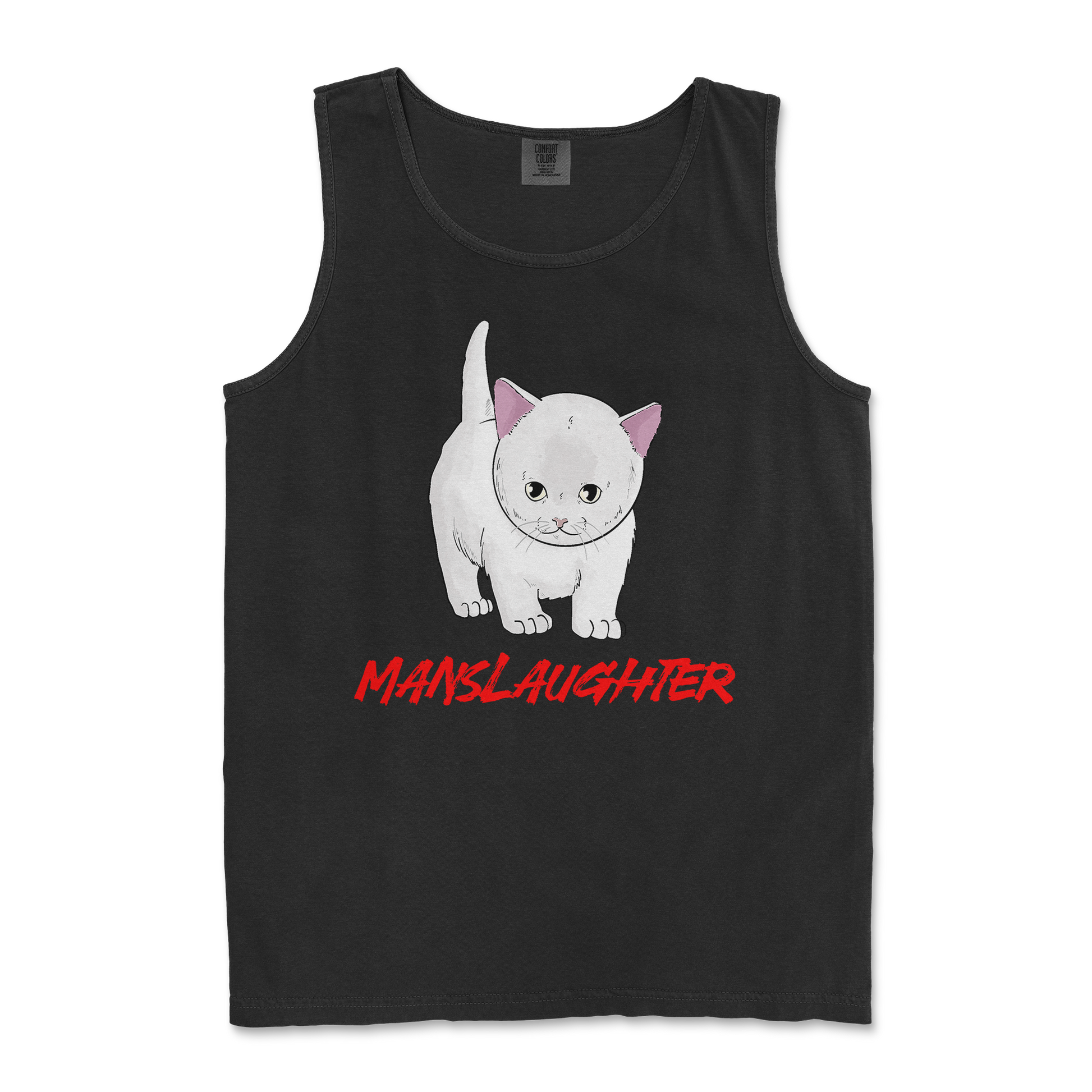 Comfort Colors Tank Top Manslaughter in Black