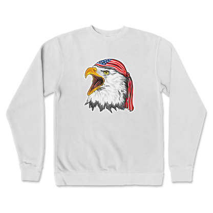 Independent Clothing Co. Crew Neck Freedom Eagle in White