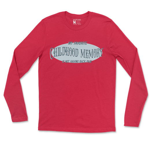 Gildan SoftStyle Long Sleeve Childhood Memory in Red