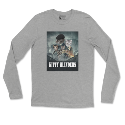 Gildan SoftStyle Long Sleeve Kitty Blinders in Sports Grey