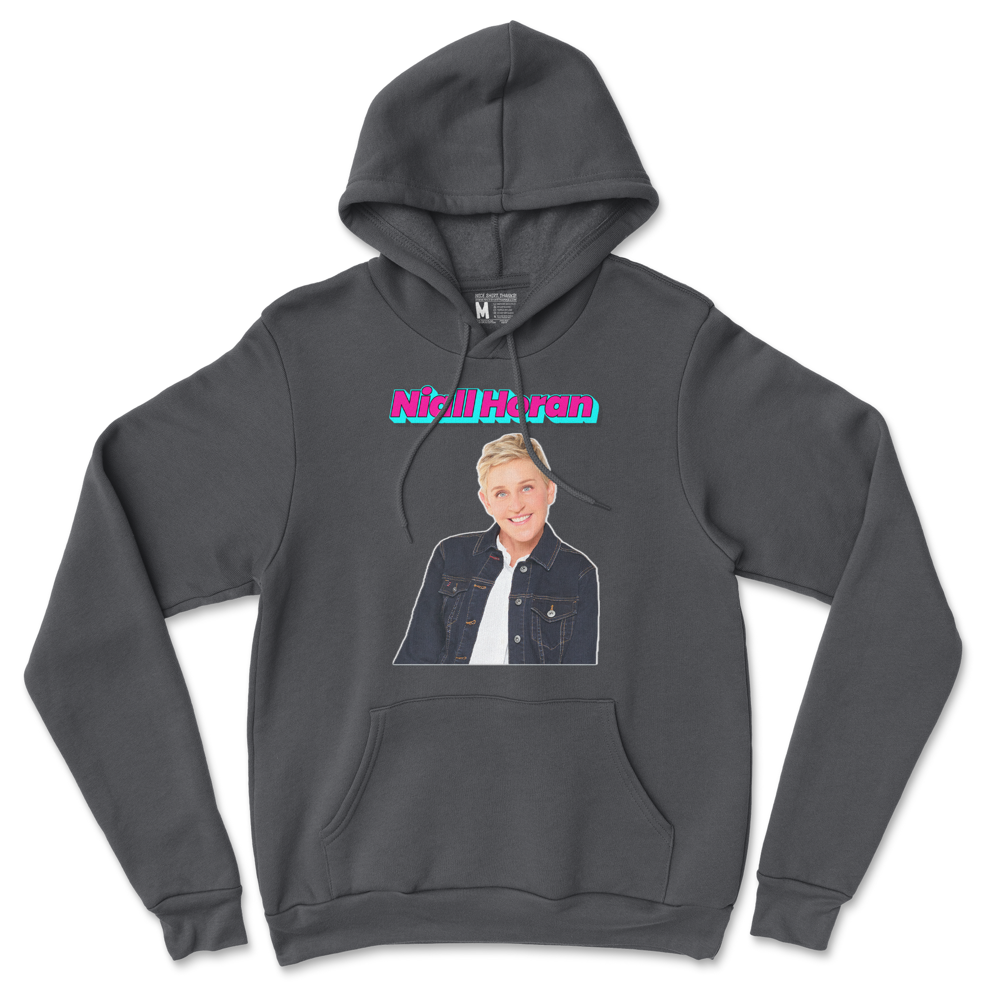 Gildan SoftStyle Hoodie Niall Horan in Black