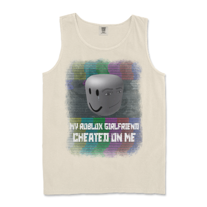 Comfort Colors Tank Top Roblox GF in Ivory