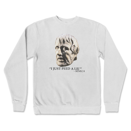 Independent Clothing Co. Crew Neck Seneca Pee in White