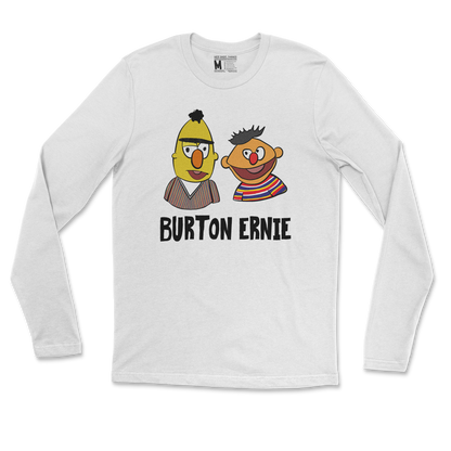 Gildan SoftStyle Long Sleeve Burton Ernie in White