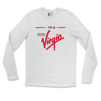 Gildan SoftStyle Long Sleeve Mobile Virgin in White