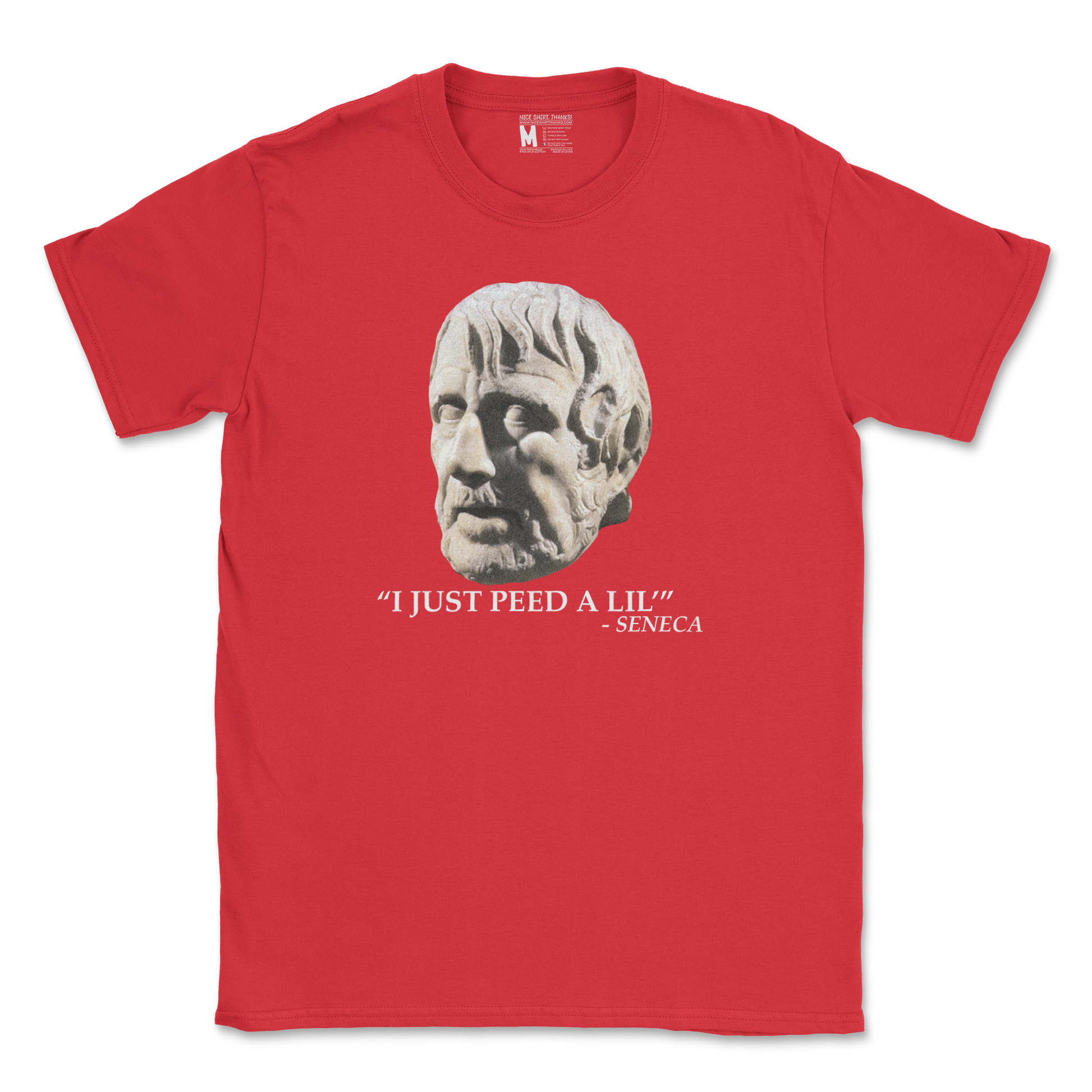 Gildan SoftStyle T-Shirt Seneca Pee in Red