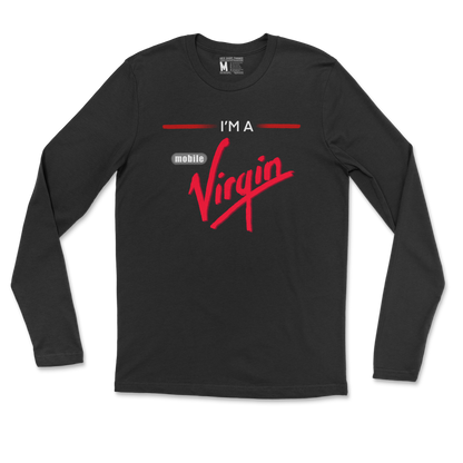 Gildan SoftStyle Long Sleeve Mobile Virgin in Black