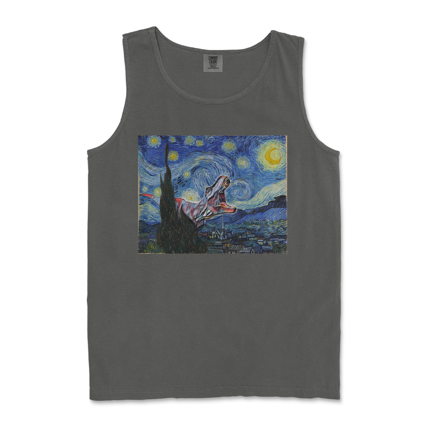 Comfort Colors Tank Top Van Gogh but Cooler in Pepper