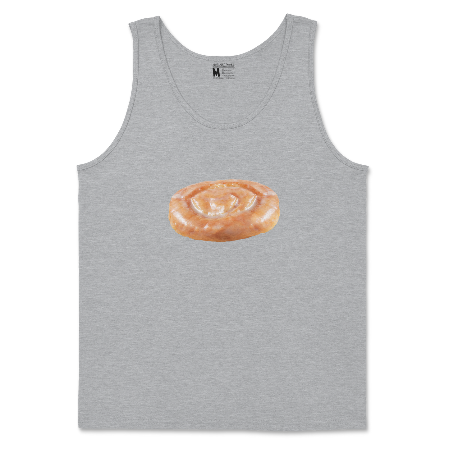 Gildan SoftStyle Tank Top Honey Bun in Sports Grey