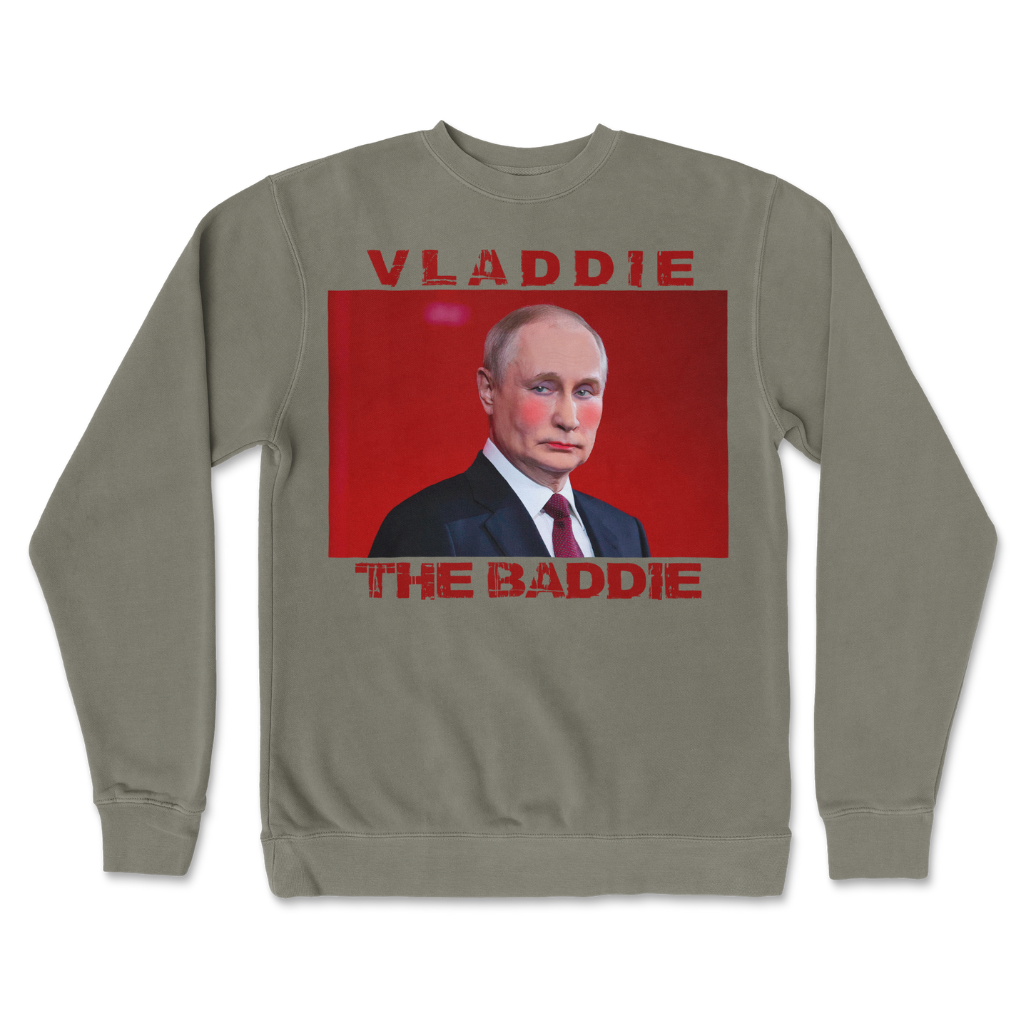 Independent Clothing Co. Crew Neck Vladdie The Baddie in Army