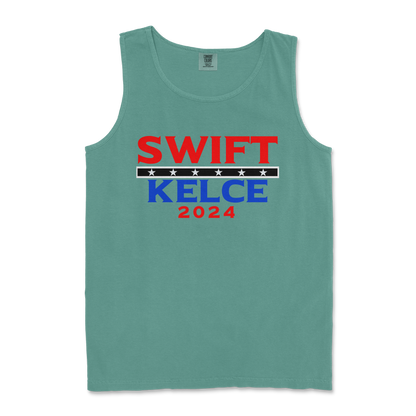 Comfort Colors Tank Top Swift Kelce 2024 in LightGreen