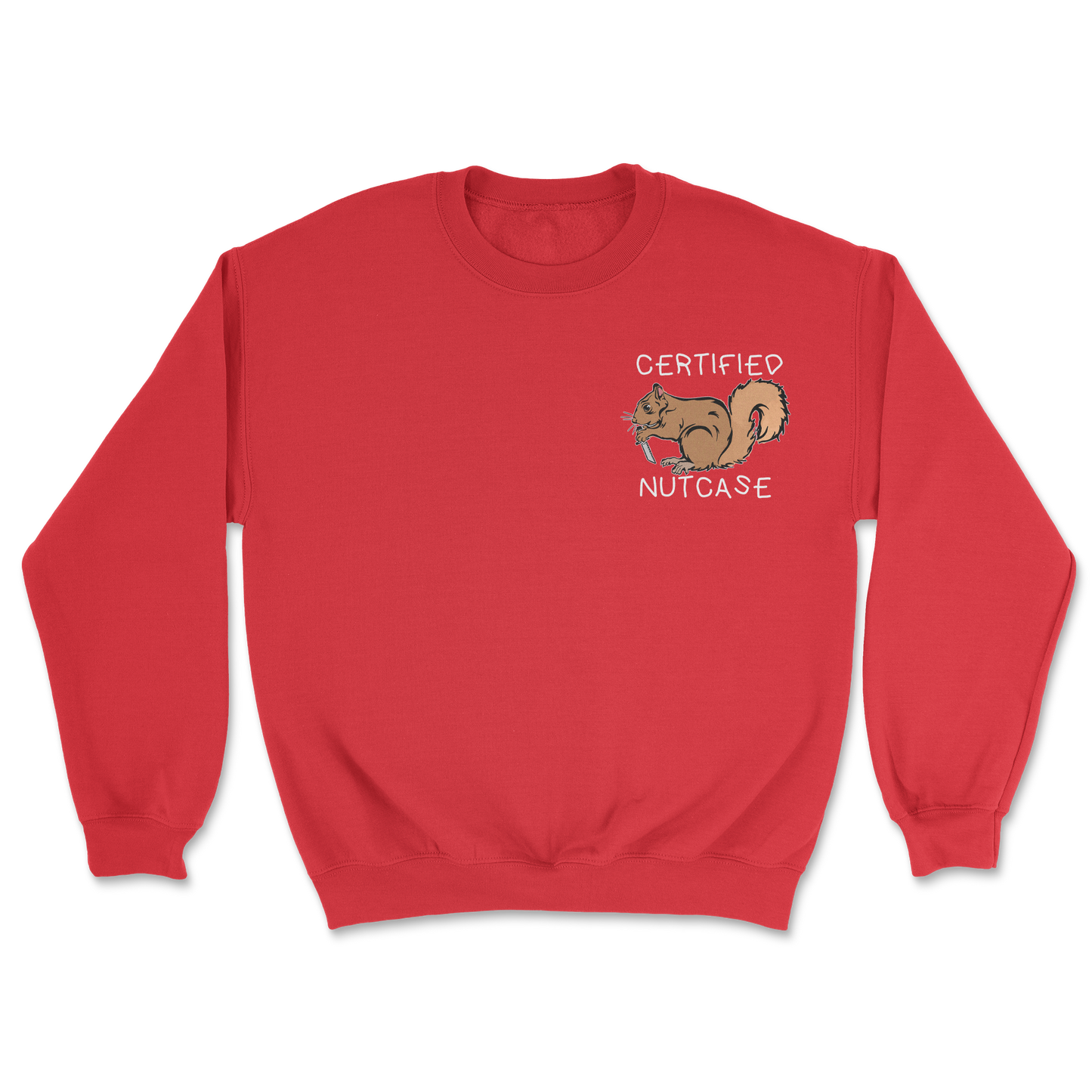 The Nice Shirt Crew Neck Nutcase  in Red