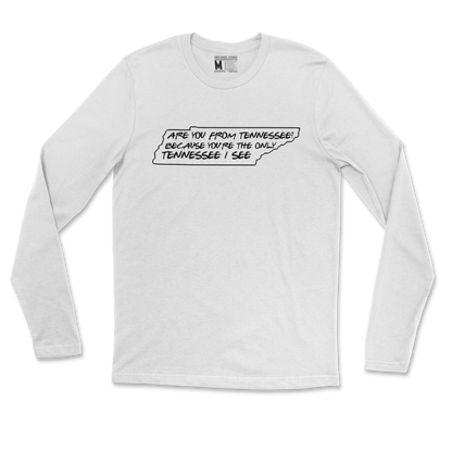 Gildan SoftStyle Long Sleeve Tennessee in White