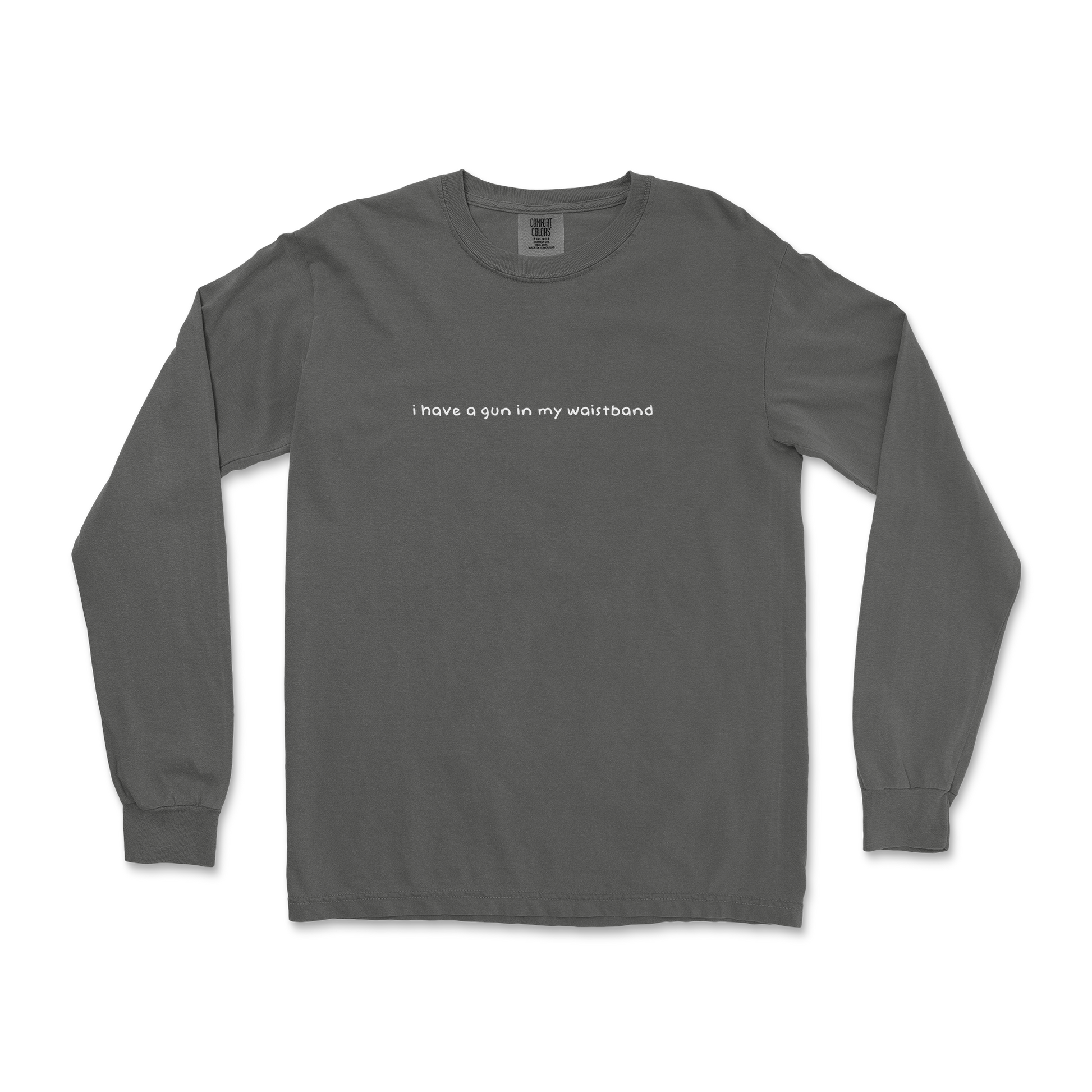 Comfort Colors Long Sleeve in Pepper