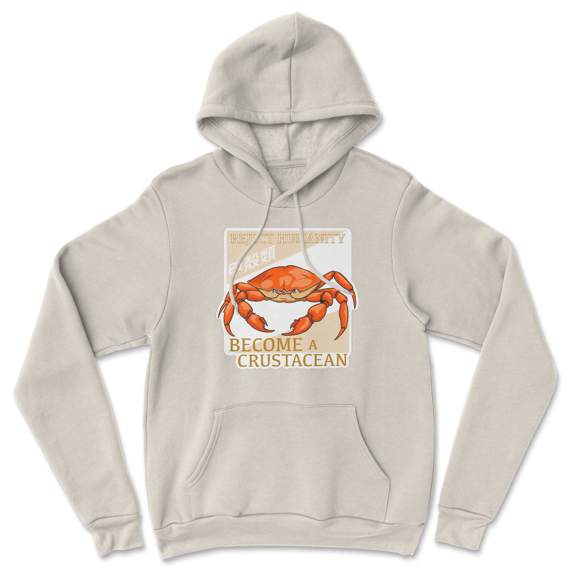 Heavy Blend Hoodie Embrace the Crab in Sand