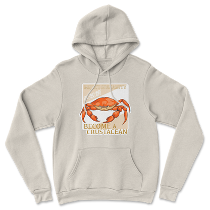 Heavy Blend Hoodie Embrace the Crab in Sand