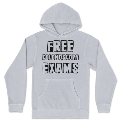 Independent Clothing Co. Hoodie Free Colonoscopy Exams in GreyHeather