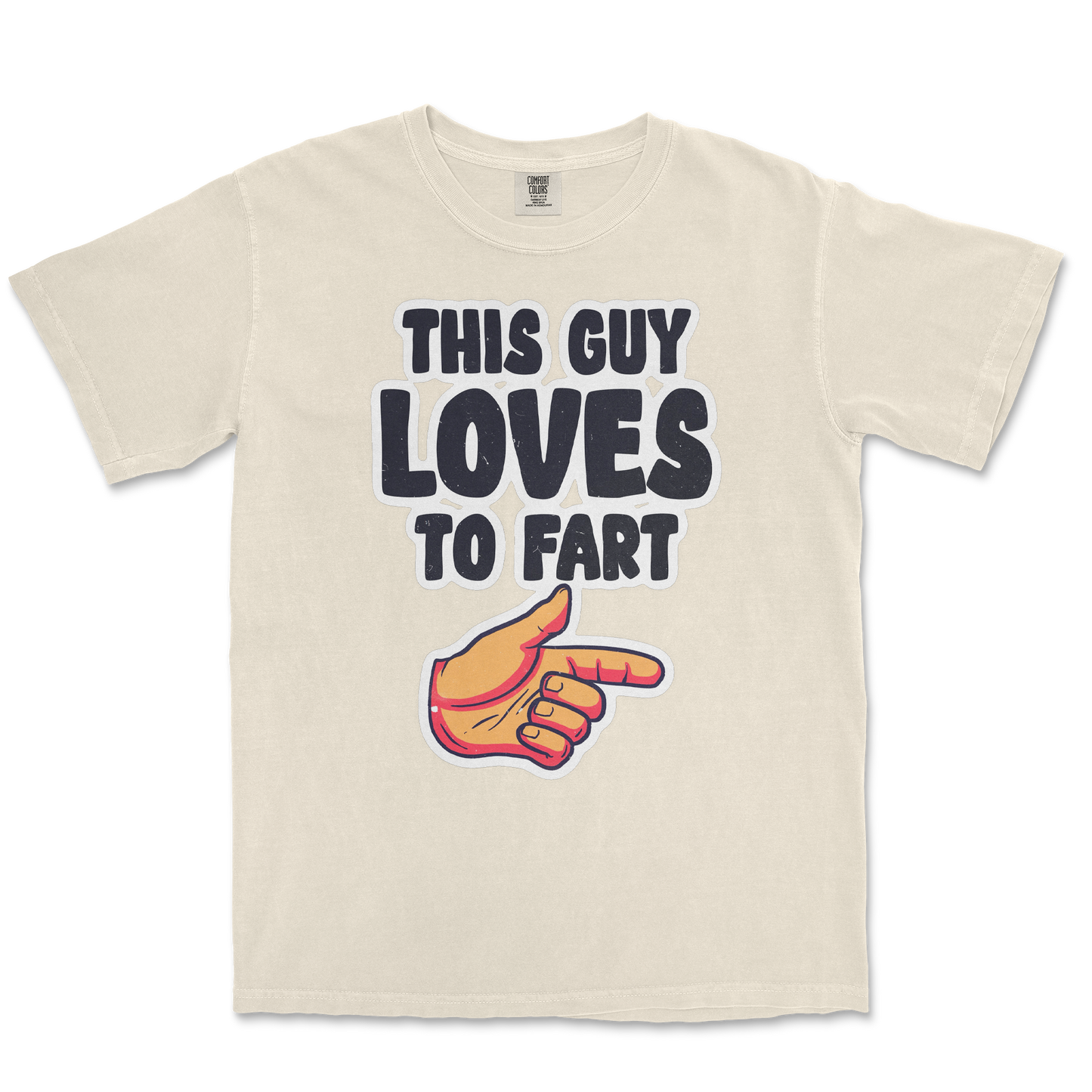 Comfort Colors T-Shirt Who Farted  in Ivory