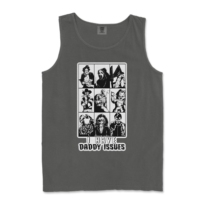 Comfort Colors Tank Top Daddy Issues  in Pepper