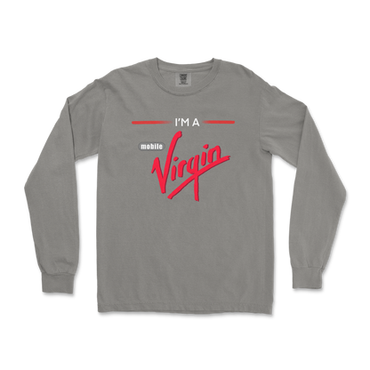 Comfort Colors Long Sleeve Mobile Virgin in Grey