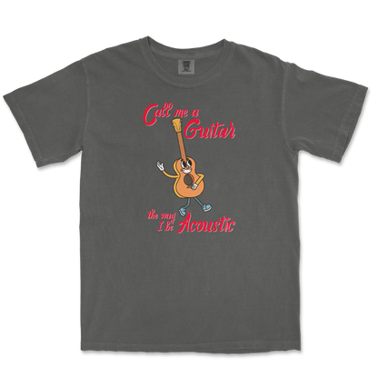 Comfort Colors T-Shirt I Do Be Acoustic  in Pepper