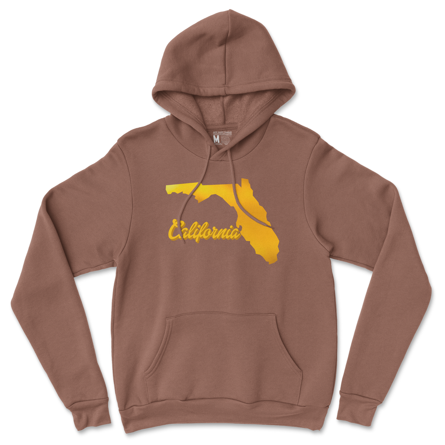 Gildan SoftStyle Hoodie California in Cocoa