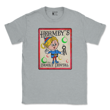 Gildan SoftStyle T-Shirt Hermey's Family Dental  in Sport-Grey